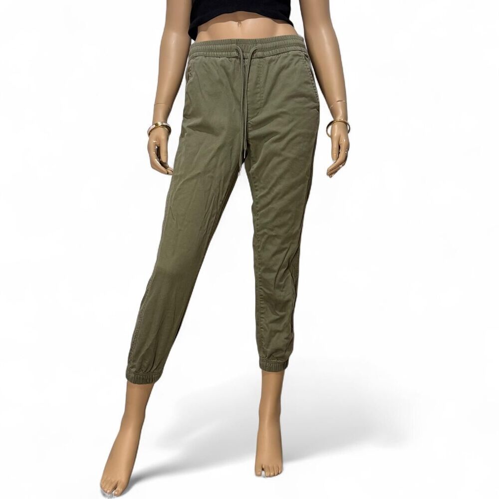 GAP Army Green Utility Stretch Joggers Gorpcore Elastic Drawstring Pants Unisex